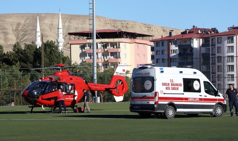 Malatya'da Hava Ambulansı Kalp Krizi Şüphesiyle Havalandı