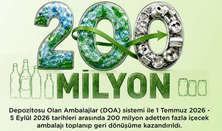 Depozito Sisteminde 205 Milyon Ambalaj Toplandı