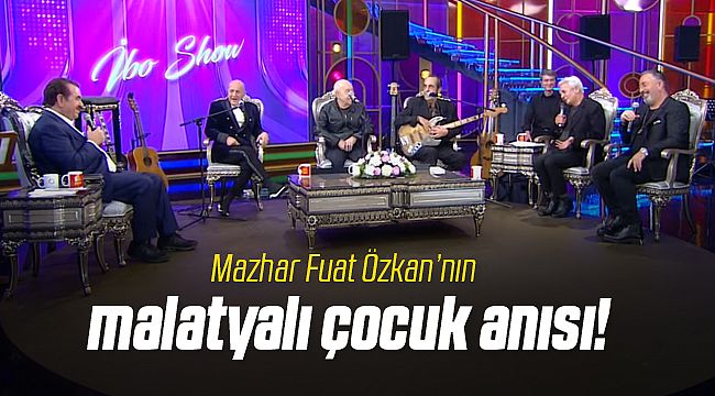 MFÖ'nün Malatyalı Çocuk Anısı 