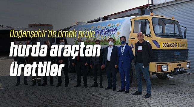 Hurda Araçlardan Sulama Aracı Yaptılar