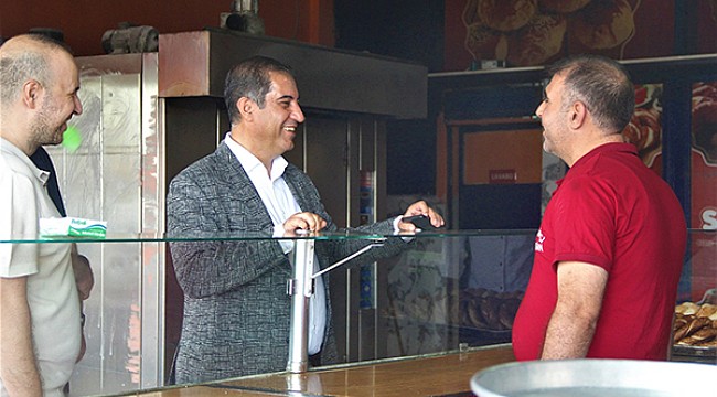 MTSO Adayı Baştürk Esnaf'ın İlgisinden Memnun 