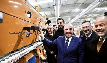 QUA Granite’in yeni üretim hatları Sanayi Bakanı Mustafa Varank’ın katılımıyla açıldı