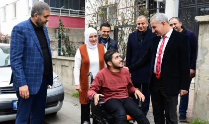 Engelli Vatandaş'a Akülü Araç Hediye Edildi