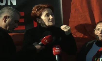 Akşener Kahramanmaraş’ta... Yangın söndürmek için buradayız