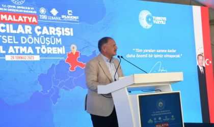Malatya'da Yeniden İnşanın Temeli Atıldı!