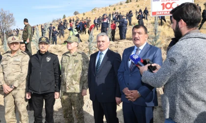 Malatya'da Hatıra Ormanına Bin Fidan Dikildi