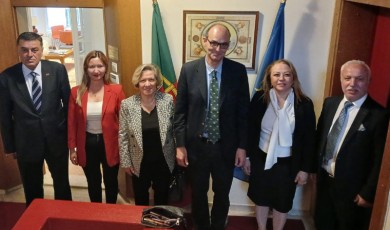 Aysun Bay Karabulut Portekiz Büyükelçiliğini Ziyaret Etti