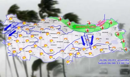 Meteoroloji’den iki ’kuvvetli’ uyarı