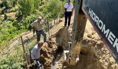 Arapgir'de Alt Yapı Çalışmaları Sürdürülüyor!