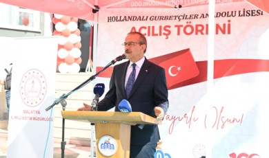Malatya'da Hollandalı Gurbetçiler Lisesi Açıldı!