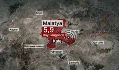 Malatya'da 5.9'luk Deprem'de 4 Yaralı Var!