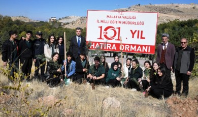 Malatya'da Cumhuriyetin Yaşı Kadar Ağaç Ekildi!