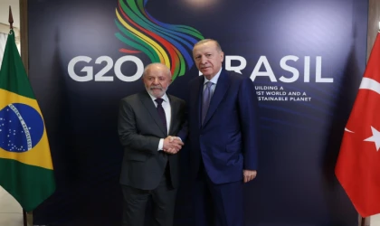 Cumhurbaşkanı Erdoğan, Brezilya Devlet Başkanı Da Silva ile görüştü