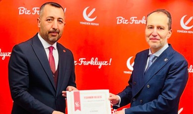 Erbakan'dan Burhan Kılıç'a Teşekkür Belgesi!