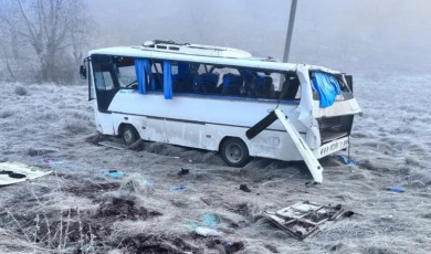 Malatya Doğanşehir'de Servis Aracı Devrildi! 1 Ölü 16 Yaralı!