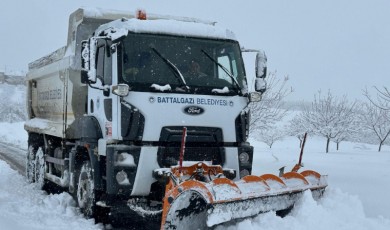 Malatya Battalgazi'de Yollar Açıldı! Çalışmalar Sürüyor!