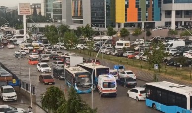 Malatya'da Sağanak Yağış Hayatı Felç Etti!