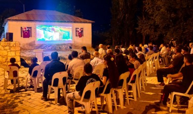 Hekimhan'ın Köyünde Açık Sinema Etkinliği