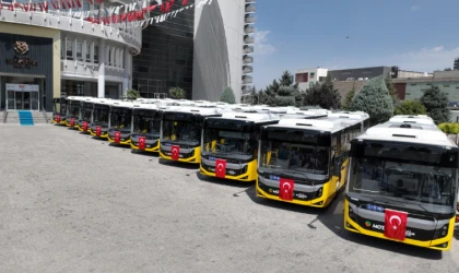 Malatya Büyükşehir Belediyesi 10 Yeni Otobüs Aldı
