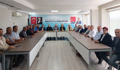 CHP Malatya İlçe Başkanlarından Barış Yıldız'a Tam Destek!