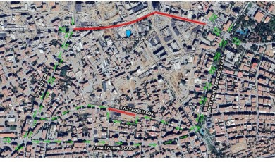 Malatya'da Kışla Caddesi Trafiğe Kapandı!