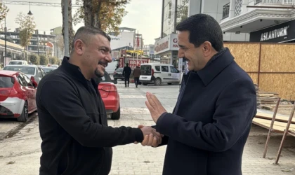 Başkan Taşkın İnönü Caddesi Esnafını Dinledi!