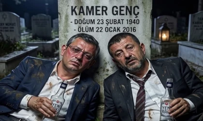 Veli Ağbaba’nın Mezar Başında Rakı Keyfi!