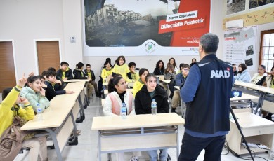 Yeşilyurt’ta Öğrencilere Deprem Eğitimi!