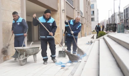 Malatya Akpınar Çarşısı’nda Temizlik Çalışmaları