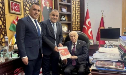 MHP Malatya İl Başkanı Gök, Lider Bahçeli’yi Ziyaret Etti