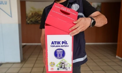Didim’de Atık Piller Geri Dönüşüme Kazandırılıyor