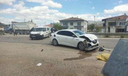 Doğanşehir’de Trafik Kazası 2 Yaralı