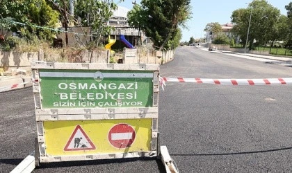 Osmangazi Belediyesi 900 Ton Asfalt Döktü
