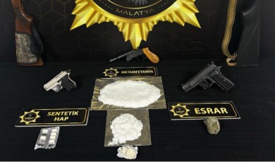 Malatya’da Uyuşturucu Ve Silah Operasyonu: 7 Tutuklama