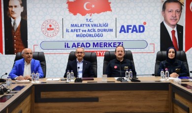 AFAD Toplantısında Malatya’nın Yeniden İnşa Süreci Değerlendirildi