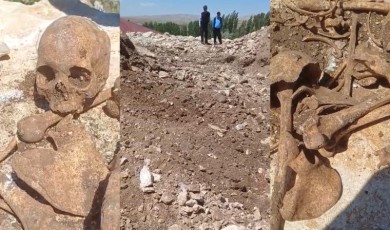 Hekimhan'da TOKİ İnşaatı Kazısında Çıkanlar Şok Etti