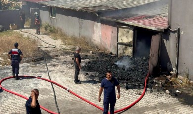 Malatya’da Fabrika ve Odunlukta Yangın