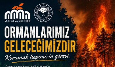 Malatya’da Orman Yangını Alarmı
