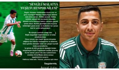 Yeşilyurtspor’da Bir Ayrılık Daha: İsmail Zobu Veda Etti