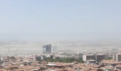 Malatya Şiddetli Rüzgâr İnşaat Sahalarını Havalandırdı