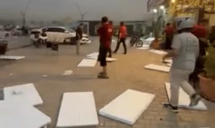 Malatya’da Kuvvetli Rüzgâr Etkili Oluyor