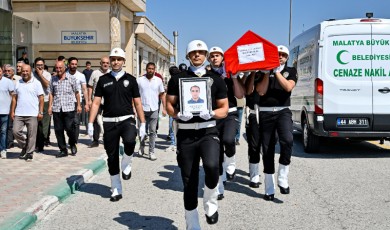 Malatyalı Polis Memuru Ahmet Kataroğlu Dualarla Uğurlandı