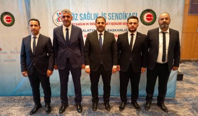 Öz Sağlık-İş Malatya Şubesi’nde Türkoğlu Güven Tazeledi