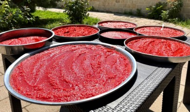 Darende'de Yazın Bereketi Kışa Saklanıyor