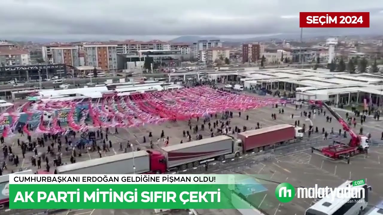 AK PARTİ MALATYA MİTİNGİNE KATILIM ŞOK ETTİ!