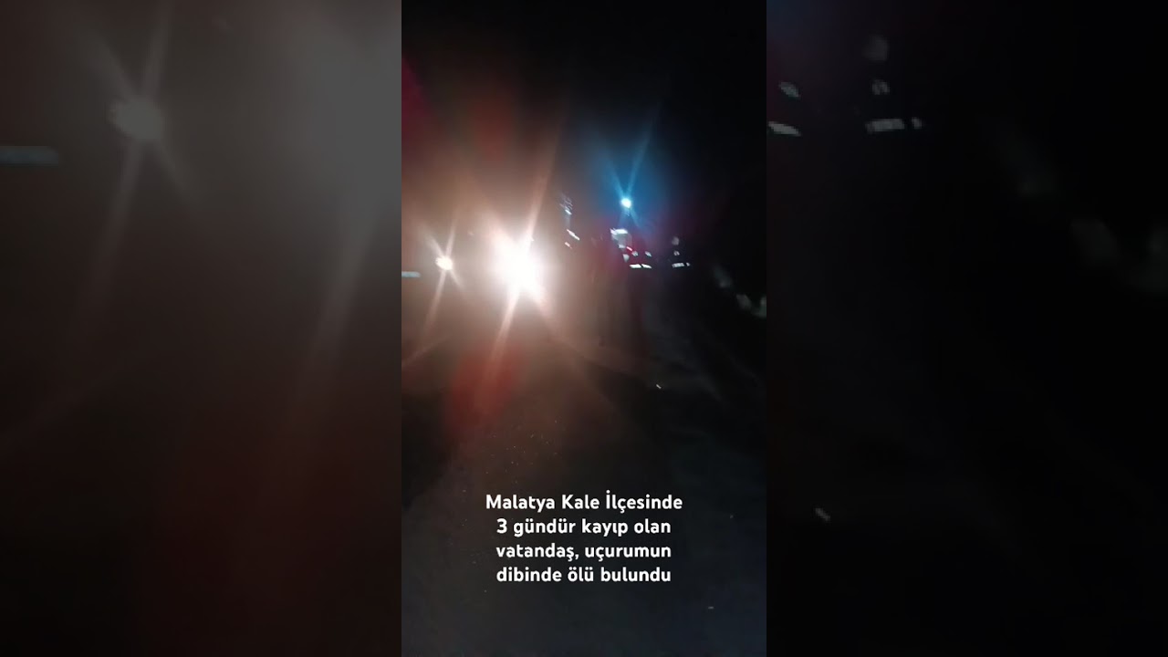 Malatya Kale İlçesinde Kayıp Vatandaş 3 gün sonra uçurumun dibinde ölü bulundu